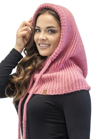 Vivisence 70102 Nakrycie głowy kaptur, różowy