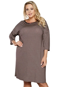 Italian Fashion Iluzja r.3/4 Nocna koszula, druk