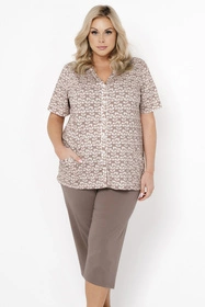 Italian Fashion Ramira kr.r. sp.3/4 Nocna piżama, druk/cappuccino