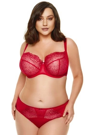 Gorteks Pamela/B2 Biustonosz miękki, karminowy