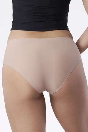 Julimex Simple panty Majtki figi, ciemny beż