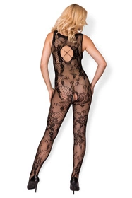 Hot in Here Bouquet Body bodystocking, czarny