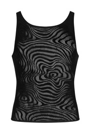 Obsessive T103 sleeveless Koszulka bez rękawów, czarny