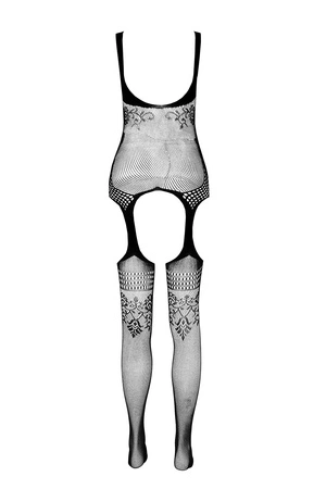 Passion ECO BS008 Body bodystocking, black