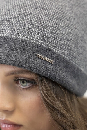 Vivisence 7095 Nakrycie głowy czapka, szara pepitka