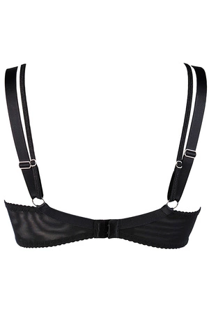 Axami V-10231 Biustonosz push-up, czarno-niebieski