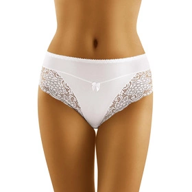 Wol-Bar Sara II Majtki wysokie figi, biały