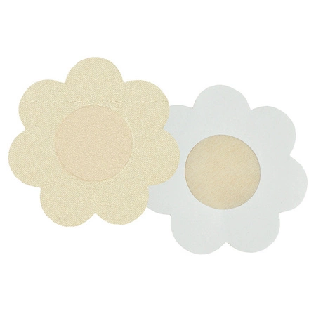 Julimex PS-07 satynowe osłonki na brodawki Akcesoria do biustonosza osłonki, satyna beż