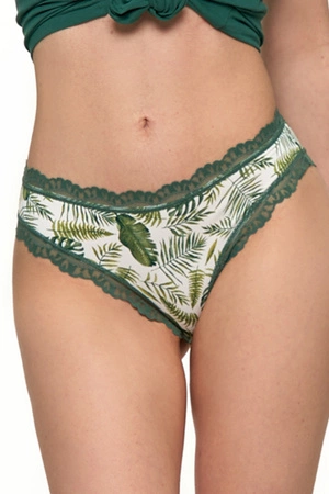 Moraj BCL1900-002/2 pak Majtki figi, zielony/ecru