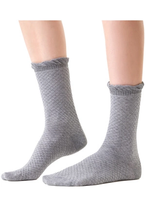 Steven 066 Comet 3D Skarpety za kostkę, melanż szary 004