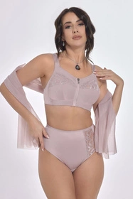 Viki Style Zuza 586/1 Maxi Biustonosz miękki, kwarcowy róż