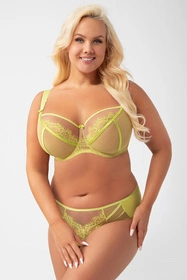 Gorsenia K496/2 Paradise Biustonosz miękki, limonkowy