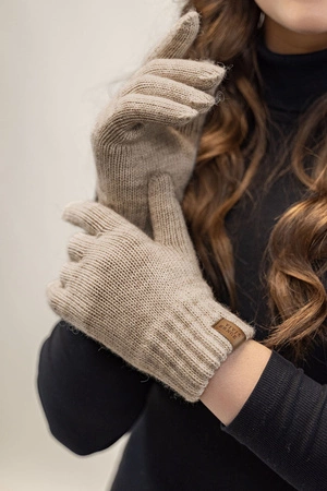 Vivisence 7014R Rękawiczki dzianinowe, beżowy