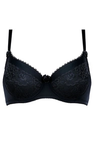 Unikat Inga Biustonosz usztywniany, czarny