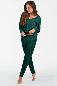 Italian Fashion Karina dł.r. dł.sp. Dres homewear, zielony