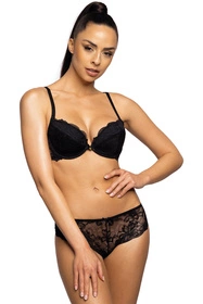 Mat 0196/1 Nell Biustonosz push-up, czarny