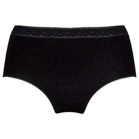Italian Fashion Fiore Majtki figi, czarny