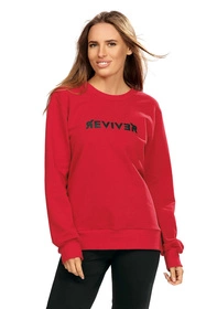 Reviver F5603 Bluza nierozpinana, czerwony
