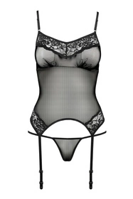 Passion Melania corset Gorset sexy, black