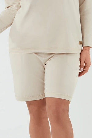 Italian Fashion Madri kr.sp. Spodenki szorty, beż