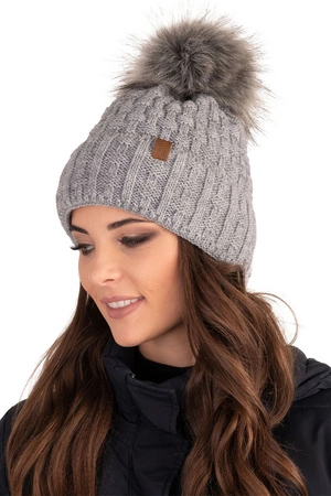 Vivisence 7015Kmpl Komplet czapka+szalik, jasnoszary