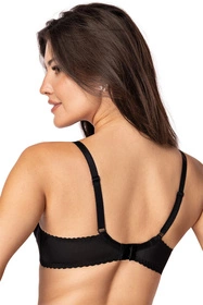 PariPari Laila Biustonosz push-up, black-red