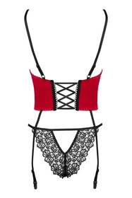 Beauty Night Olena corset BN6695 Gorset sexy, red