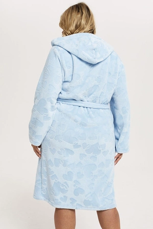 Italian Fashion Misti dł.r. Nocna szlafrok, niebieski