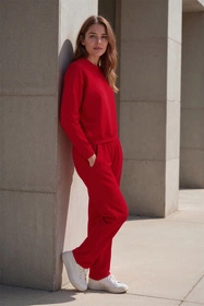 Vivisence 9102 Spodnie dres, czerwony