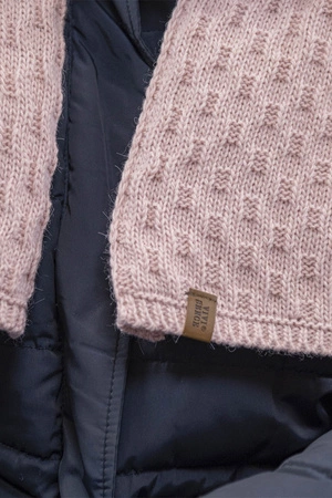 Vivisence 7015 Kmpl+R Komplet czapka+szalik+rękawiczki, pudrowy róż