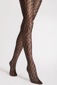 Fiore Jungle 20 DEN G6122 Wyrób pończoszniczy rajstopy, black