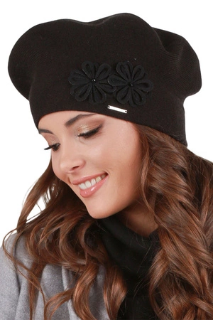 Vivisence 7007 Nakrycie głowy beret, czarny