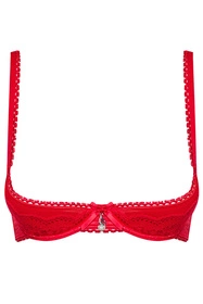 Obsessive Lovica Biustonosz półbiustonosz, czerwony