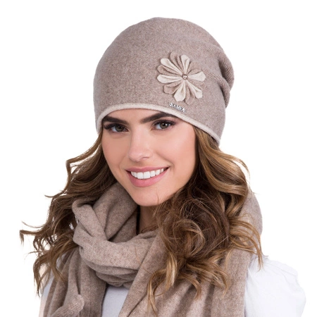 Kamea Salsa Nakrycie głowy czapka, beżowy ciemny