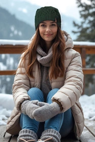 Vivisence 70112 Nakrycie głowy czapka, butelkowa zieleń