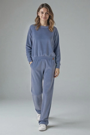 Vivisence 9206kmpl Komplet bluza+spodnie, błękitny