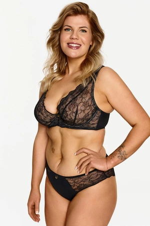 Lupo 2608 BIG Biustonosz miękki, czarny