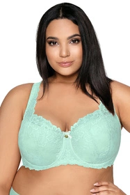 Mat 053/22 Carmela Big Biustonosz usztywniany, seledyn