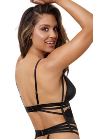 Axami V-10687 Gorset sexy, czarny