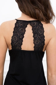 Italian Fashion Inspiracja ws.r. kr.sp. Nocna piżama, czarny