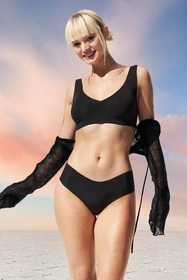 Sloggi 10217728 ZERO Feel 2.0 Biustonosz braletka, 0004-black