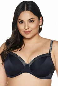 Ava SK-225 Maxi Kostium kąpielowy biustonosz miękki, black