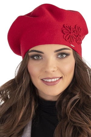 Vivisence 7007 Nakrycie głowy beret, czerwony