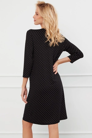 Italian Fashion Puntini r.3/4 Nocna koszula, druk/czarny