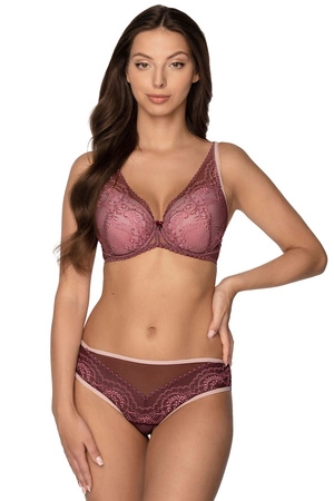 Gaia 1183 Irene Biustonosz push-up, bordowy