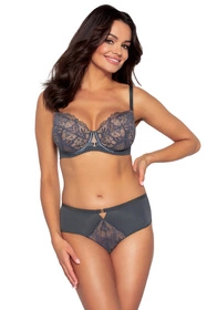 Ava 1936/B Yucca Majtki brazyliany, antracyt