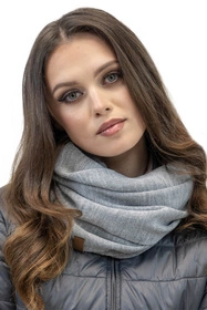 Vivisence 70105Kmpl Komplet czapka+komin, jasnoszary