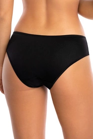 Róża Florence Majtki figi, czarno-różowy