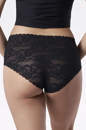 Julimex Bellie Maxi Majtki wysokie figi, czarny