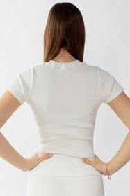 Dkaren Halima-Kpl Komplet legginsy + bluzka, ecru